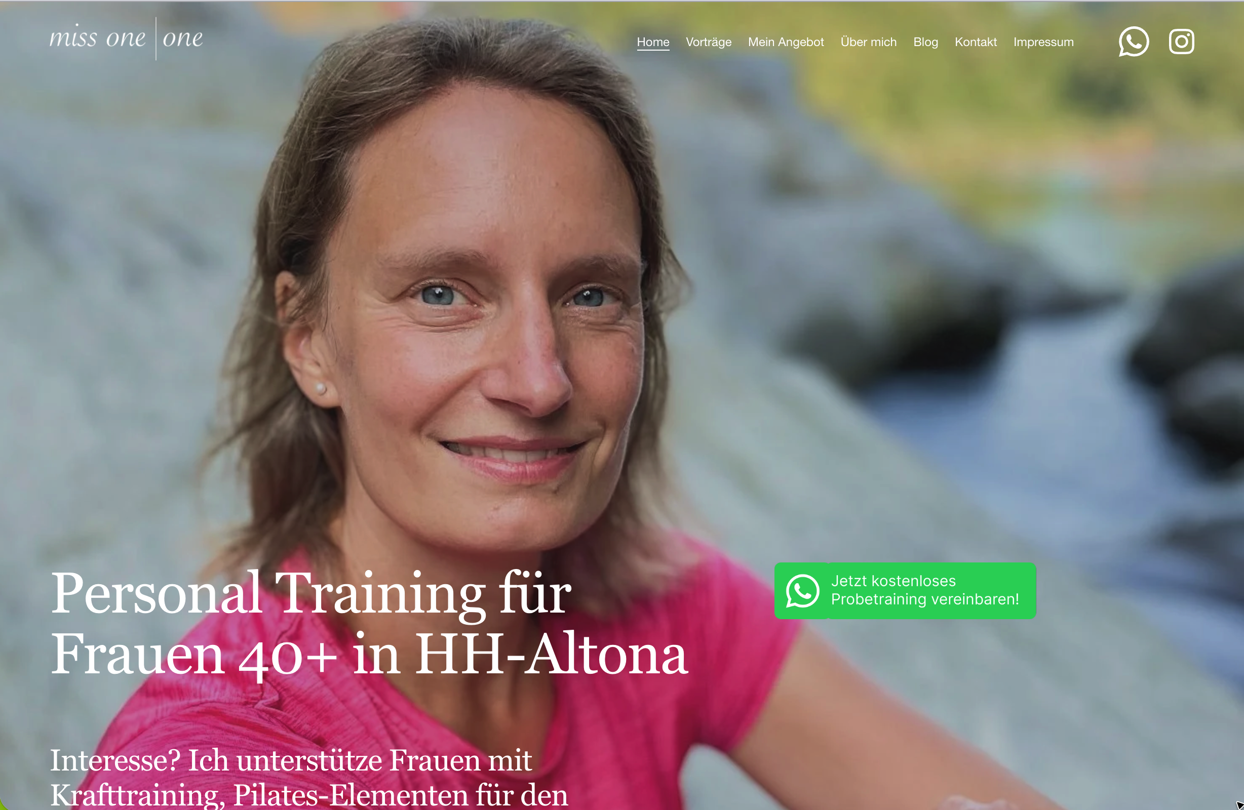 Website von Miss One to One